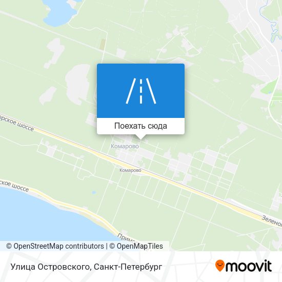 Карта Улица Островского