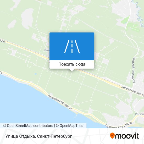 Карта Улица Отдыха