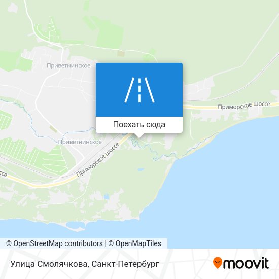 Карта Улица Смолячкова