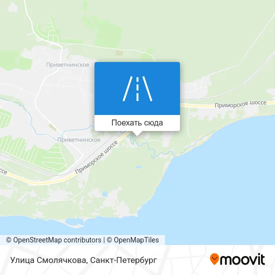 Карта Улица Смолячкова