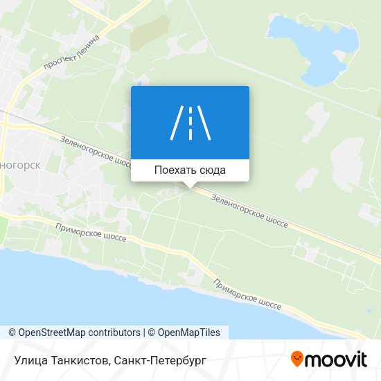 Карта Улица Танкистов