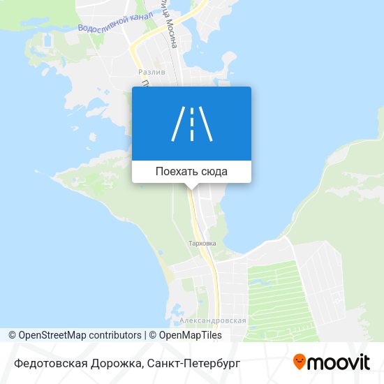 Карта Федотовская Дорожка