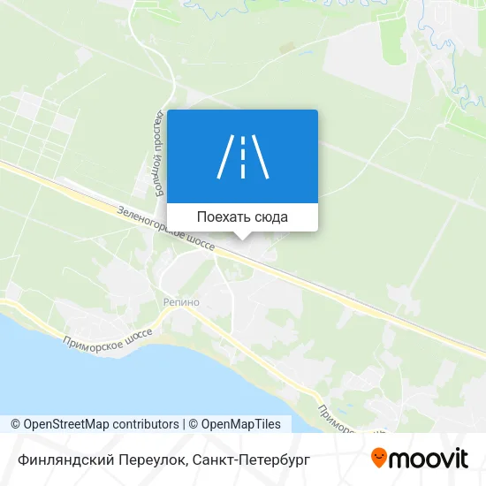 Карта Финляндский Переулок