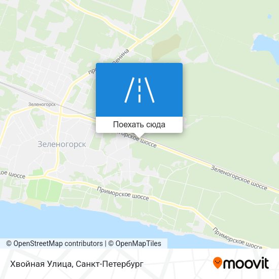 Карта Хвойная Улица