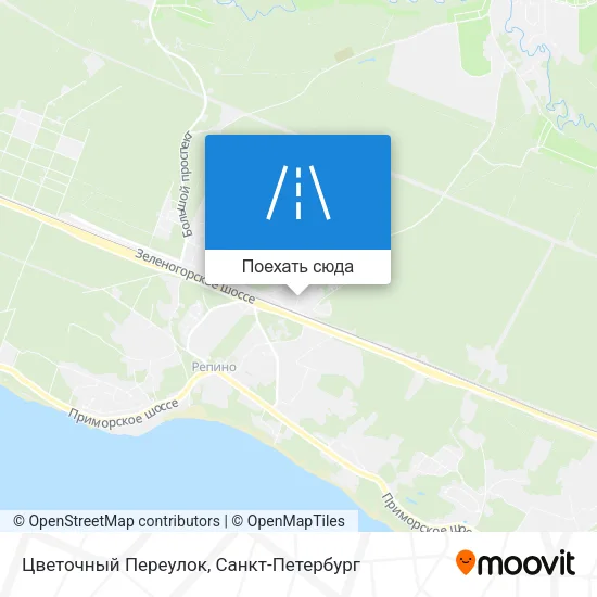 Карта Цветочный Переулок