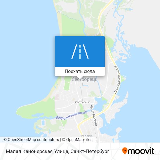 Карта Малая Канонерская Улица