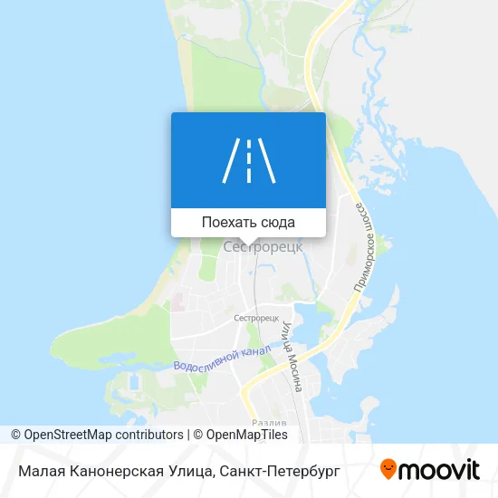 Карта Малая Канонерская Улица