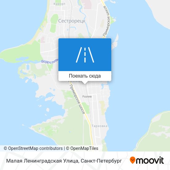 Карта Малая Ленинградская Улица