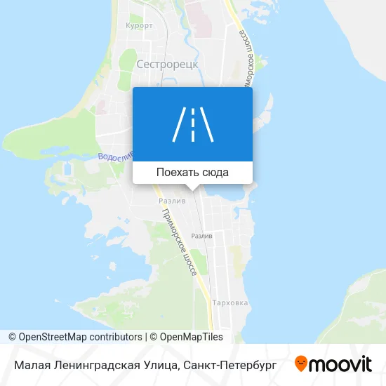 Карта Малая Ленинградская Улица