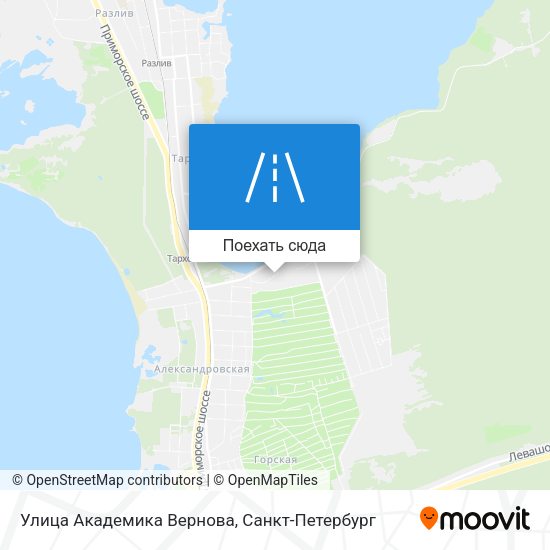 Карта Улица Академика Вернова