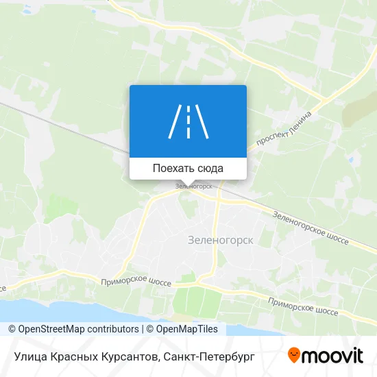 Карта Улица Красных Курсантов