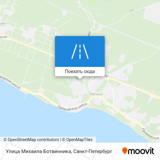 Карта Улица Михаила Ботвинника