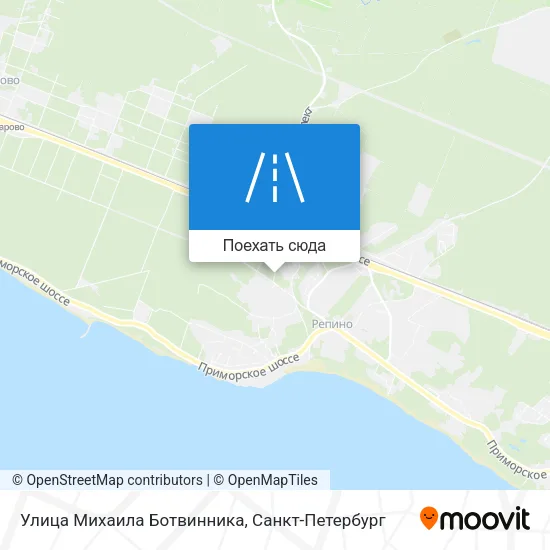 Карта Улица Михаила Ботвинника