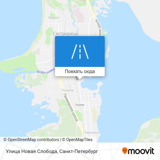 Карта Улица Новая Слобода