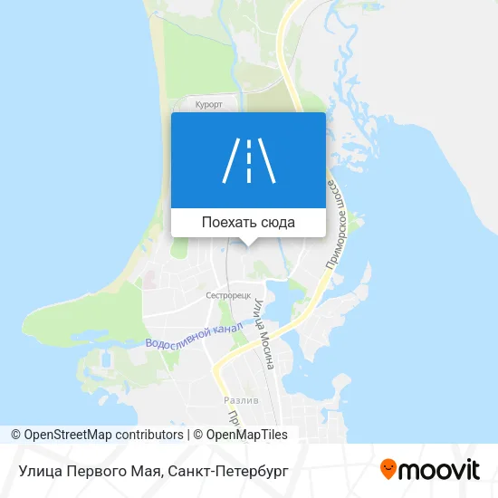 Карта Улица Первого Мая