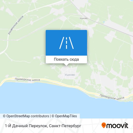 Карта 1-Й Дачный Переулок