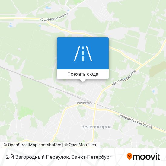 Карта 2-Й Загородный Переулок