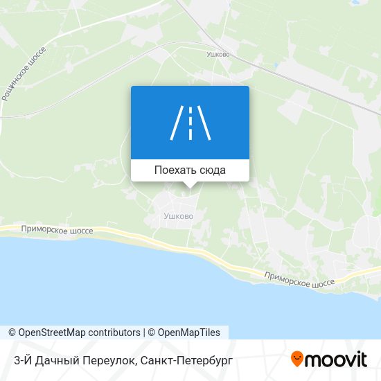 Карта 3-Й Дачный Переулок