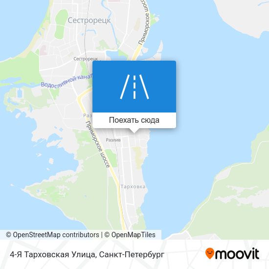 Карта 4-Я Тарховская Улица