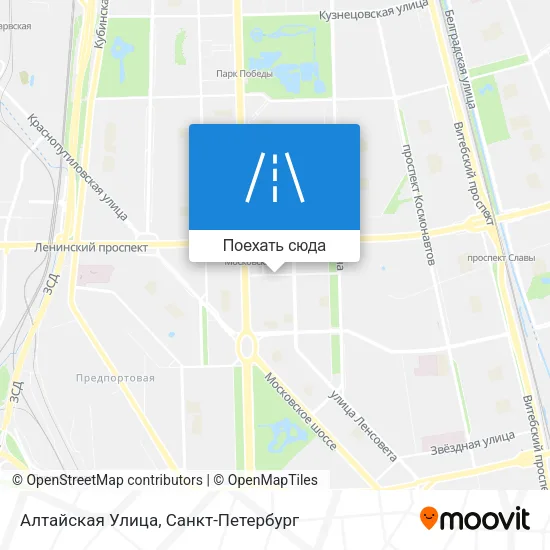 Карта Алтайская Улица