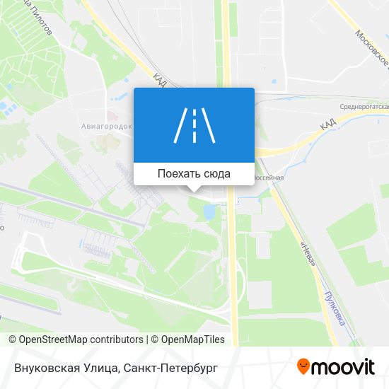 Карта Внуковская Улица