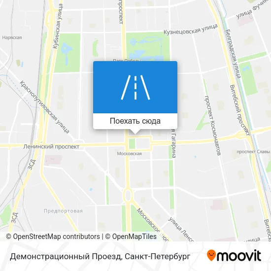 Карта Демонстрационный Проезд