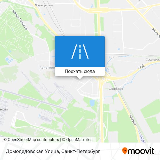 Карта Домодедовская Улица