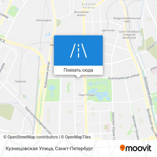 Карта Кузнецовская Улица