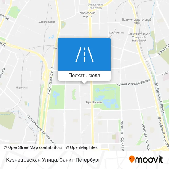 Карта Кузнецовская Улица