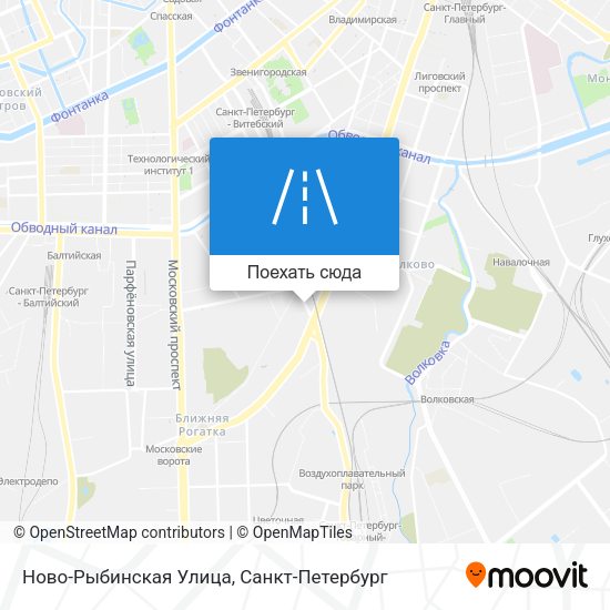 Карта Ново-Рыбинская Улица