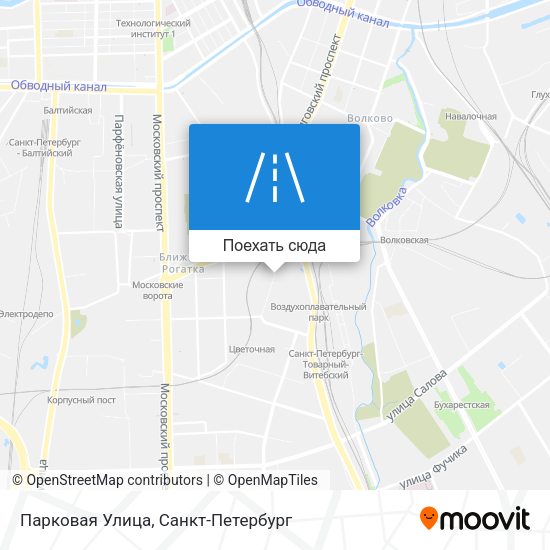 Карта Парковая Улица