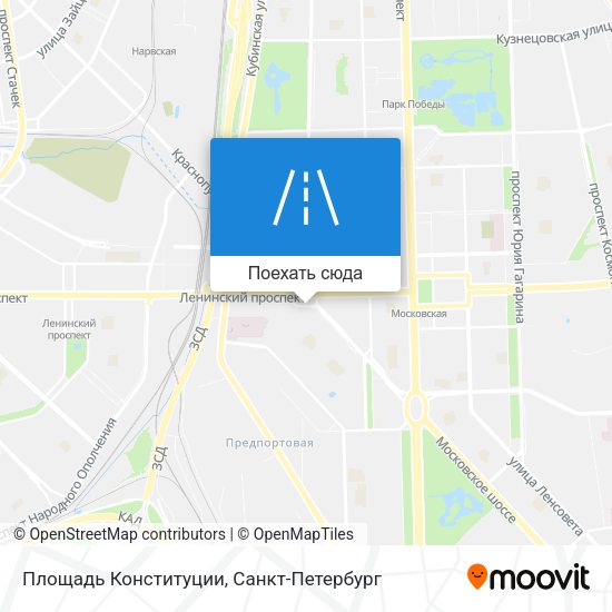 Карта Площадь Конституции
