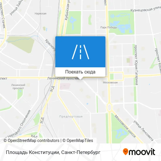 Карта Площадь Конституции