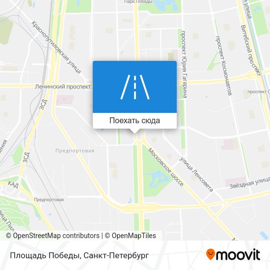Карта Площадь Победы