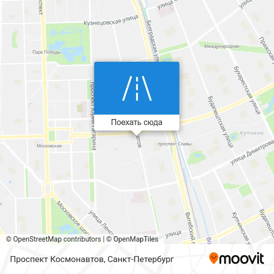 Карта Проспект Космонавтов