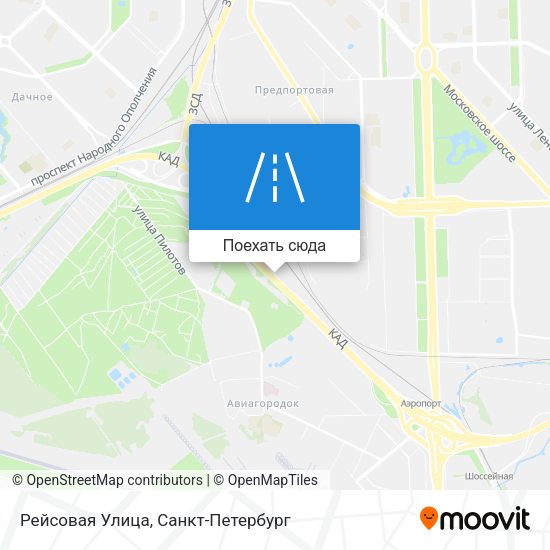 Карта Рейсовая Улица