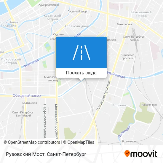 Карта Рузовский Мост