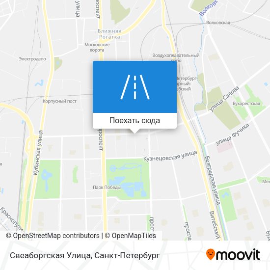 Карта Свеаборгская Улица
