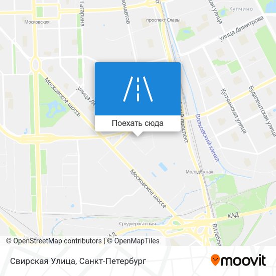 Карта Свирская Улица