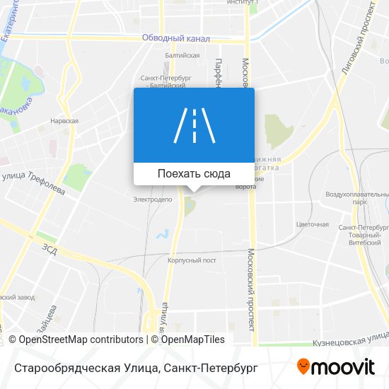 Карта Старообрядческая Улица