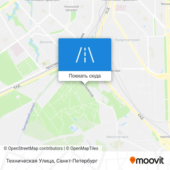 Карта Техническая Улица