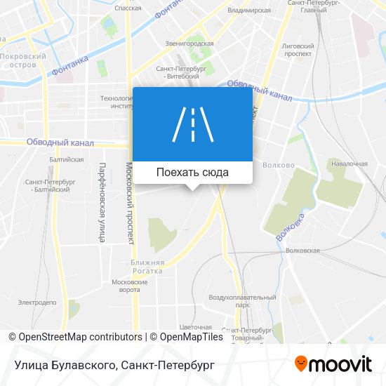 Карта Улица Булавского