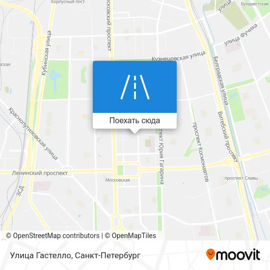Карта Улица Гастелло