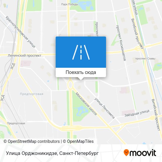 Карта Улица Орджоникидзе