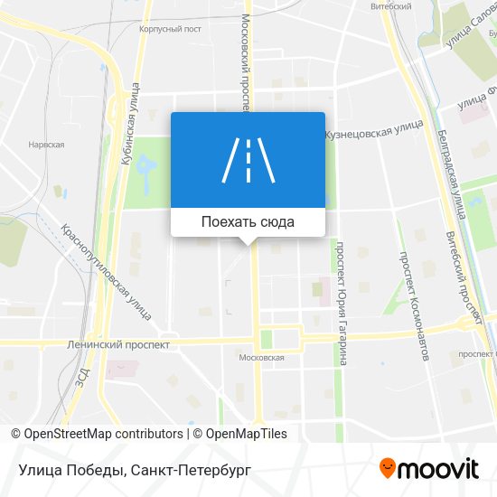 Карта Улица Победы