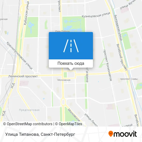 Карта Улица Типанова