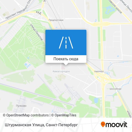 Карта Штурманская Улица