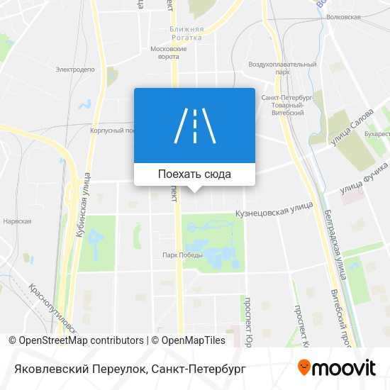 Карта Яковлевский Переулок
