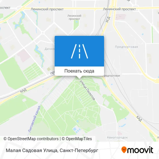 Карта Малая Садовая Улица