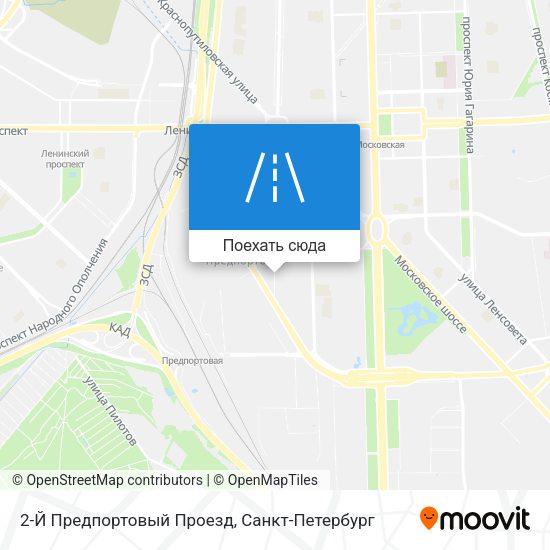Карта 2-Й Предпортовый Проезд